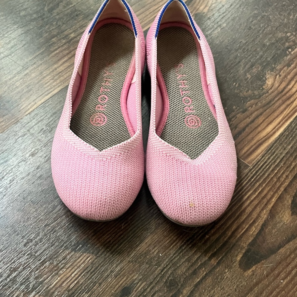 Rothy's Pink Knit Flats